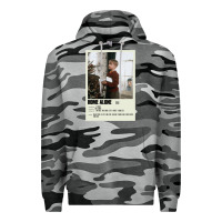 Slate Camo Home Alone Alternative Poster Art Movie Large (1) Classic . Premium Hoodie - minhPixels