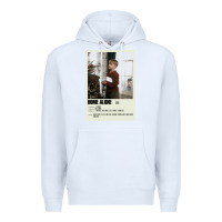 White Home Alone Alternative Poster Art Movie Large (1) Classic . Premium Hoodie - minhPixels