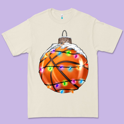Christmas Basketball Premium Tee Designed By Ranaportraitstore