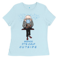 Baby Blue Bernie it's Cold Outside Ladies Tee - Bettercallsaul