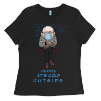 Black Bernie it's Cold Outside Ladies Tee - Bettercallsaul