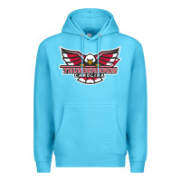 Ocean Blue carolina thunderbirds Premium Hoodie - minhPixels