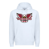White carolina thunderbirds Premium Hoodie - minhPixels