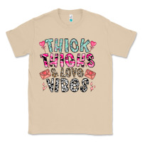 Mushroom Thick Thighs And Love Vibes Classic Tee - CowhideDigitalArt