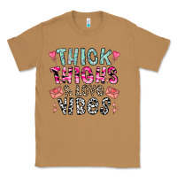 Toasted Coconut Thick Thighs And Love Vibes Classic Tee - CowhideDigitalArt