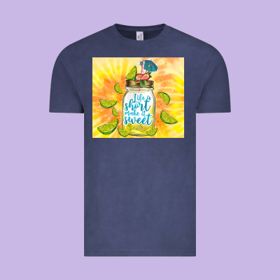 Life Is Short Make It Sweet Vintage Tee Designed By Tumblerdesignbyshophia