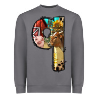 Storm Farm Life Alphabet Lowercase Letters Q Heavyweight Sweatshirt - BundleAndBundleShop