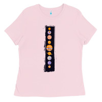 Bubblegum Pink Planets Colour Ladies Tee - Bettercallsaul