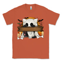 Copper Personalized Halloween Ghost Cat Classic Tee - texasbilliewilder