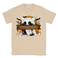 Mushroom Personalized Halloween Ghost Cat Classic Tee - texasbilliewilder