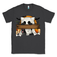 Smoke Personalized Halloween Ghost Cat Classic Tee - texasbilliewilder