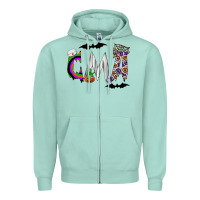 Seafoam cma Zipper Hoodie - CowhideDigitalArt