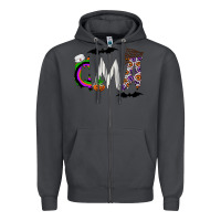 Smoke cma Zipper Hoodie - CowhideDigitalArt