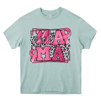 Arona Breast Cancer Awareness mama Heavy Core Tee - LillyAllenDesigns
