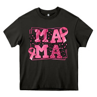 Asphalt Breast Cancer Awareness mama Heavy Core Tee - LillyAllenDesigns