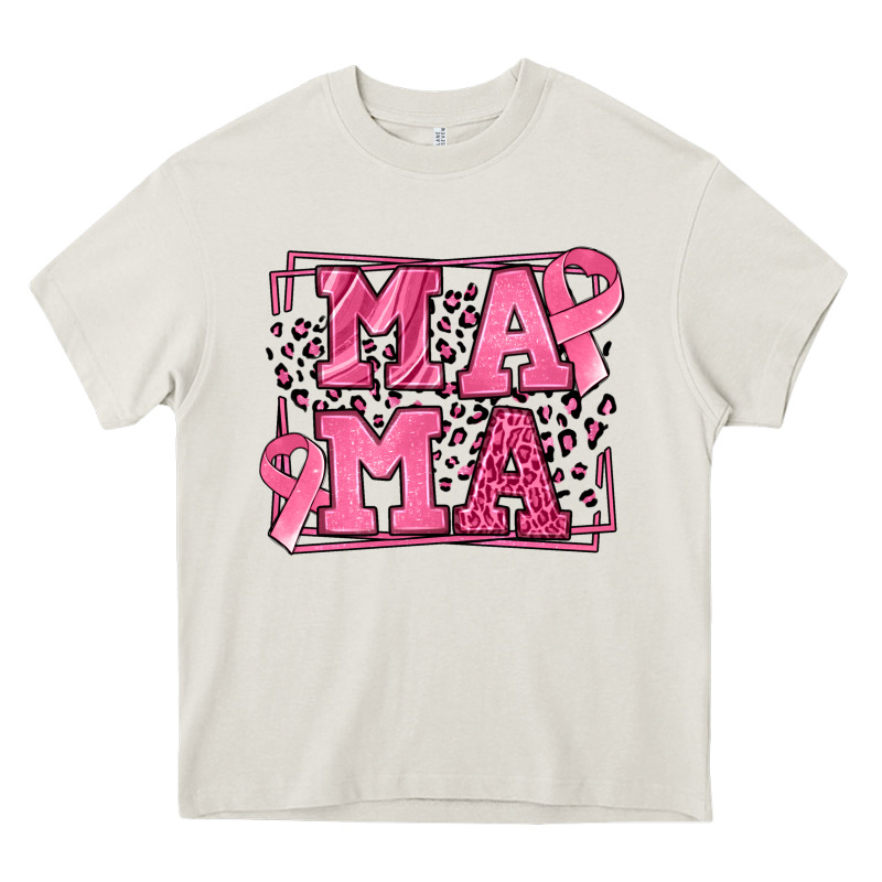 Breast Cancer Awareness Mama Heavy Core Tee by LillyAllenDesigns | Teevron