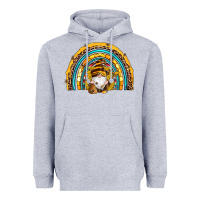 Heather Grey western bee gnomes sunflowers beehive honeycomb leopard turquoise sera Heavyweight Hoodie - Artiststas