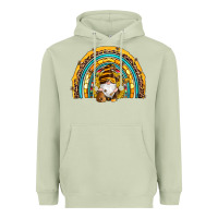 Matcha western bee gnomes sunflowers beehive honeycomb leopard turquoise sera Heavyweight Hoodie - Artiststas