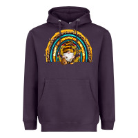 Plum western bee gnomes sunflowers beehive honeycomb leopard turquoise sera Heavyweight Hoodie - Artiststas