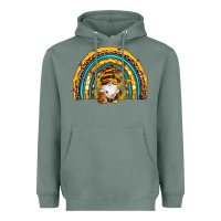 Sage western bee gnomes sunflowers beehive honeycomb leopard turquoise sera Heavyweight Hoodie - Artiststas