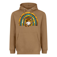 Toasted Coconut western bee gnomes sunflowers beehive honeycomb leopard turquoise sera Heavyweight Hoodie - Artiststas