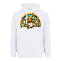 White western bee gnomes sunflowers beehive honeycomb leopard turquoise sera Heavyweight Hoodie - Artiststas