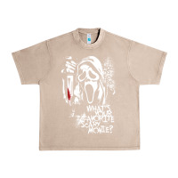 French Oak Scream Favorite Scary Movie Urban Heavy Tee - minhPixels