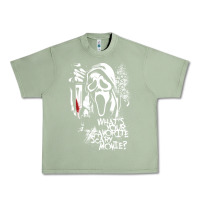Oil Green Scream Favorite Scary Movie Urban Heavy Tee - minhPixels