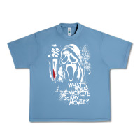 Pebble Blue Scream Favorite Scary Movie Urban Heavy Tee - minhPixels