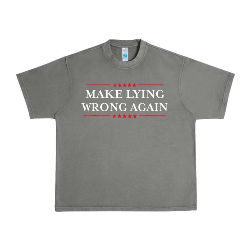 Make Lying Wrong Again   Gift Resist Racism Antitrump Urban Heavy Tee by minhPixels | Teevron