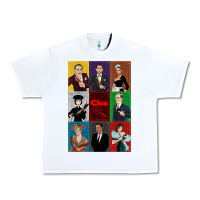White Clue Movie Urban Heavy Tee - minhPixels