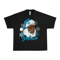 Black winter christmas african american santa believe Urban Heavy Tee - RanaPortraitStore
