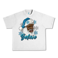 Lunar Rock winter christmas african american santa believe Urban Heavy Tee - RanaPortraitStore