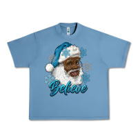 Pebble Blue winter christmas african american santa believe Urban Heavy Tee - RanaPortraitStore