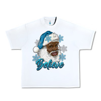 White winter christmas african american santa believe Urban Heavy Tee - RanaPortraitStore