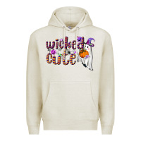 Oatmeal Heather wicked cute Premium Hoodie - BundleAndBundleShop
