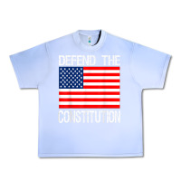 Grape Ice Defend the Constitution US Political Protest Tee Urban Heavy Tee - minhPixels