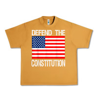 Peanut Butter Defend the Constitution US Political Protest Tee Urban Heavy Tee - minhPixels