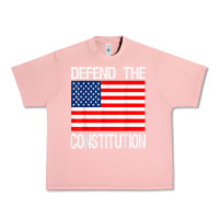 Salmon Defend the Constitution US Political Protest Tee Urban Heavy Tee - minhPixels