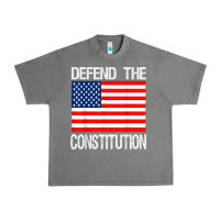 Tornado Defend the Constitution US Political Protest Tee Urban Heavy Tee - minhPixels