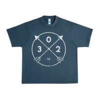Midnight Navy Delaware Area Code 302 State Pride Souvenir Gift Arrow Urban Heavy Tee - minhPixels