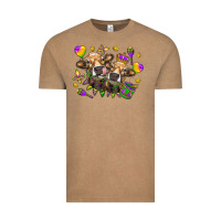 Vintage Coffee Mardi Gras Heifers Vintage Tee - HowdyJamesFarm