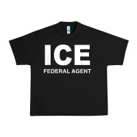Black ICE Federal Agent Halloween Costume Police Immigration Shirt Urban Heavy Tee - minhPixels