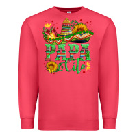 Cardinal papa cito with sunflowers and sombrero Premium Sweatshirt - Artiststas