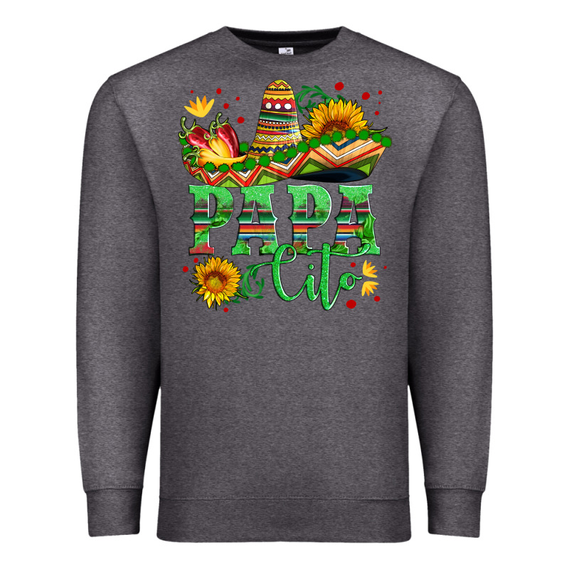Papa Cito With Sunflowers And Sombrero Premium Sweatshirt by Artiststas | Teevron