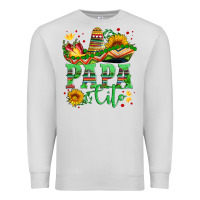 Dove Grey papa cito with sunflowers and sombrero Premium Sweatshirt - Artiststas