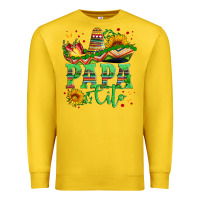 Lemon papa cito with sunflowers and sombrero Premium Sweatshirt - Artiststas