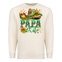 Sandshell papa cito with sunflowers and sombrero Premium Sweatshirt - Artiststas