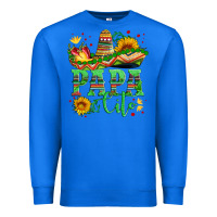 True Royal papa cito with sunflowers and sombrero Premium Sweatshirt - Artiststas