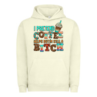 Pigment Pistachio ı pretend coffee helps but ı am still a bitch Urban Hoodie - AdoDesignShop